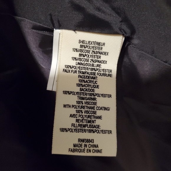 NWT Maralyn & Me Jacket Hooded Fur Trim Gray Coat - Picture 6 of 7